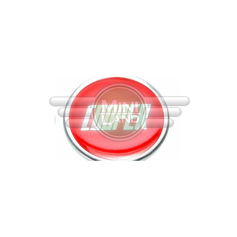 Naklejka na emblemat, czerwona Cooper Naklejka na emblemat, czerwona Cooper