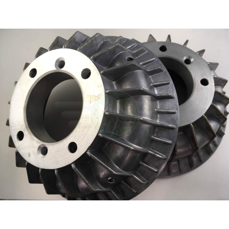 Bęben hamulcowy tylny - aluminiowy (para)