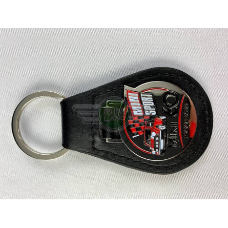 Breloczek na skórze z okazji 60-lecia Mini