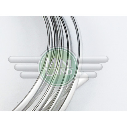 Nakładka na rynienkę dachową - chromowana