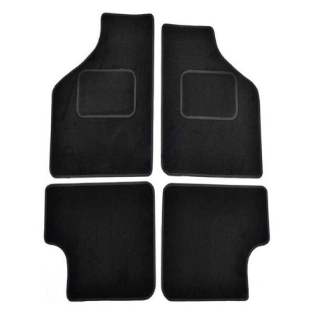 Dywaniki czarne bez logo - zestaw
