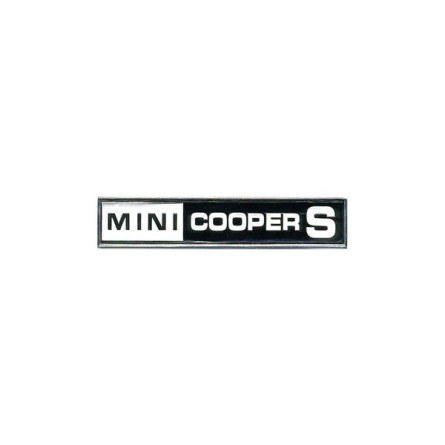 Emblemat na tylną klapę Cooper S Mk3