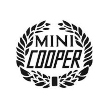 Naklejka laurel 'Mini Cooper', czarny