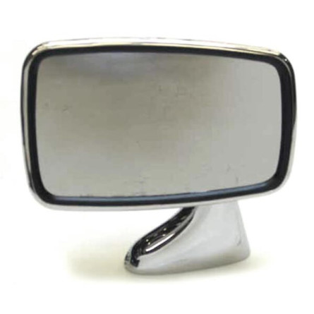 Lusterko chromowane, prostokątne lewe