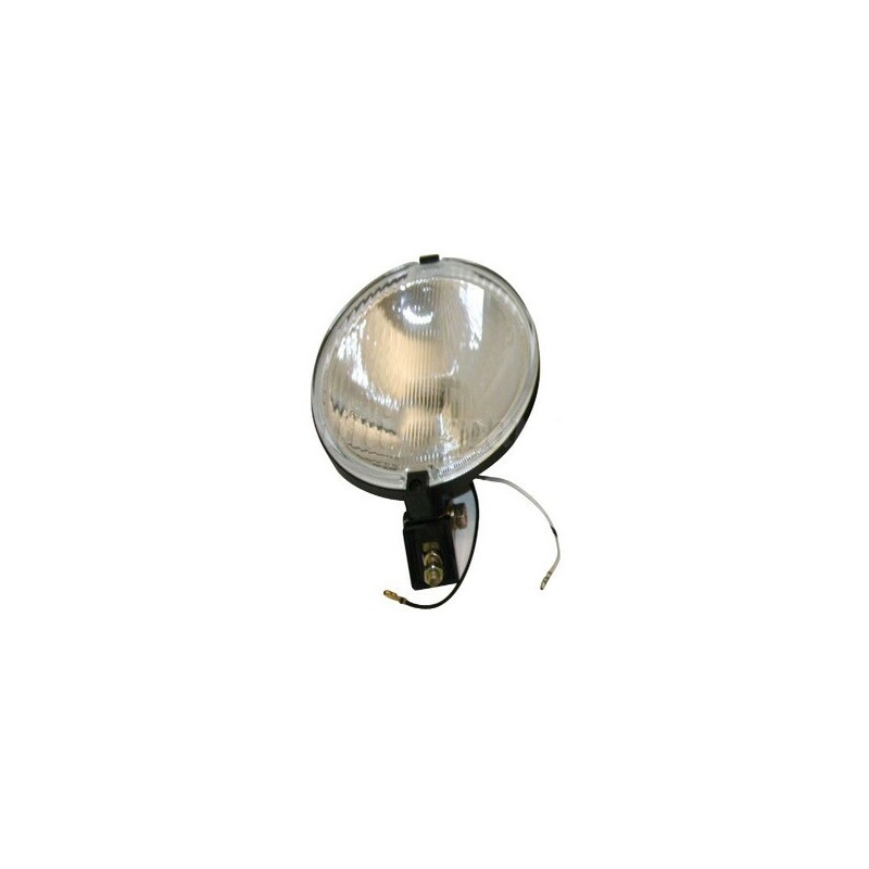 Lampa dalekosiężna, czarna obudowa