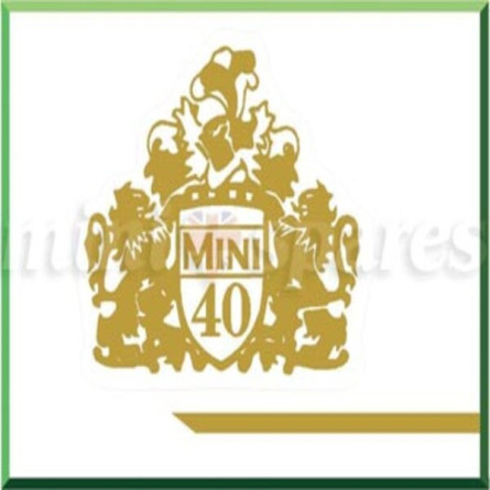 Zestaw naklejek do Mini Classic 40 LE, złote