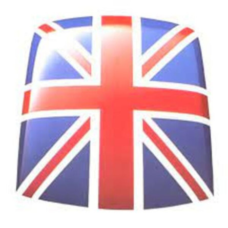 Flaga Union Jack na dach