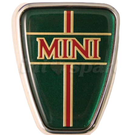 Emblemat 'MINI' na maskę