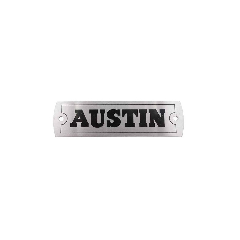 Tabliczka "Austin" na pokrywe zaworów(metal) Tabliczka "Austin" na pokrywe zaworów(metal)
